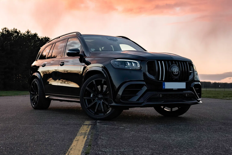 Mercedes-Benz GLS Brabus X167 SUV reference photo for pre-cut PPF or vinyl wrap pattern – high quality digital preview