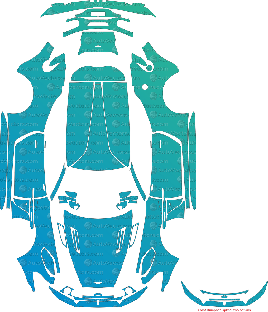 Aston Martin Vanquish Zagato Shooting Brake (From 2018) Coupe Full Kit – Pre-cut Vector Pattern Digital Download