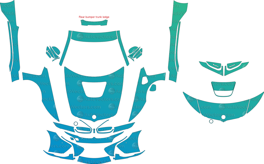 BMW i8 Base (From 2014) Coupe – Pre-cut Patterns