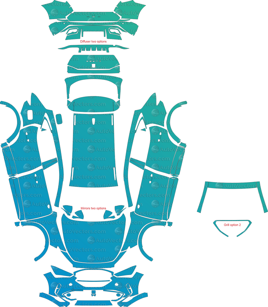 Cupra Formentor Base SUV (From 2020) pre-cut vector pattern digital download file