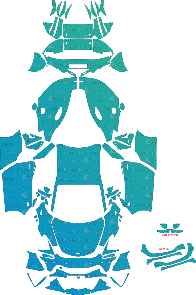McLaren Artura Coupe (From 2022) – Pre-cut Vector Pattern Digital Download
