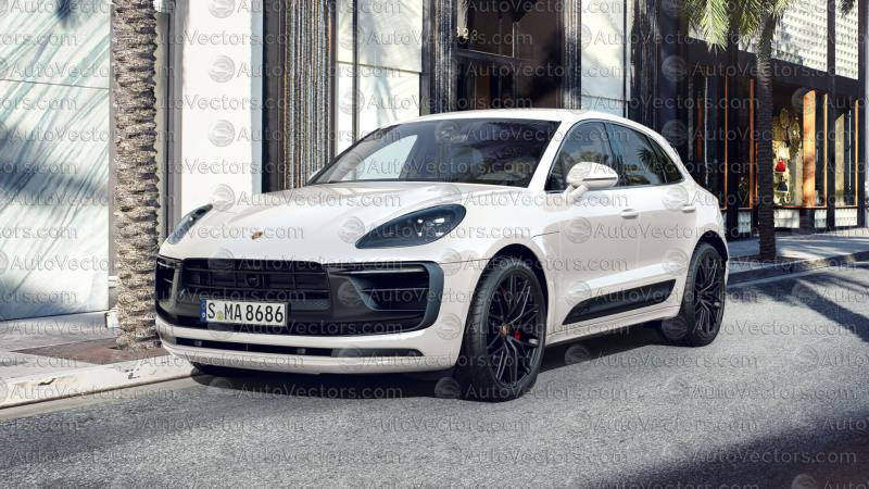 Porsche Macan Base, S, GTS, T (Facelift) 95B (From 2022) pre-cut vector pattern digital file download for PPF and vinyl wrap