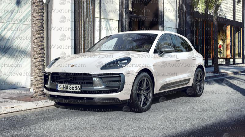 Porsche Macan Base, S, GTS, T (Facelift) 95B (From 2022) pre-cut vector pattern digital file download for PPF and vinyl wrap