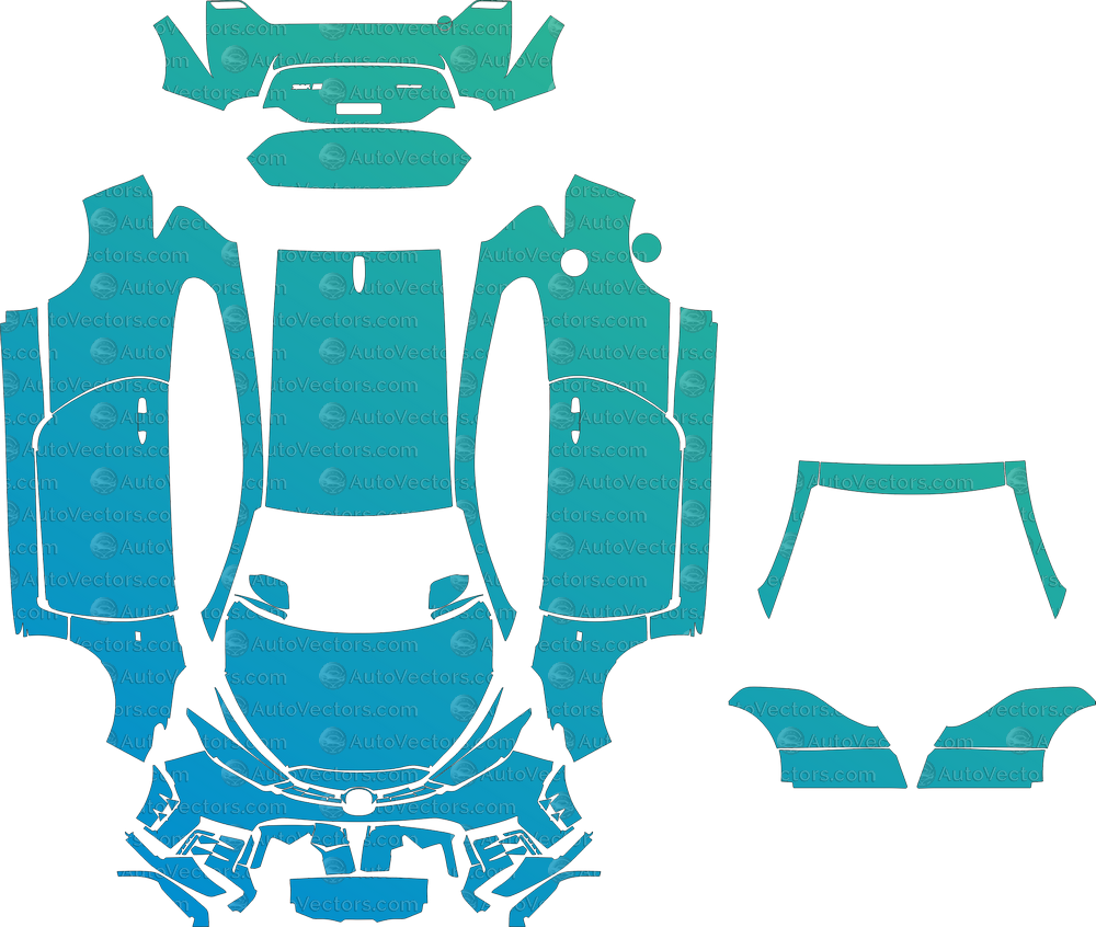Toyota GR Yaris XP21 (From 2024) Hatchback Full Kit – Pre-cut Vector Pattern Digital Download