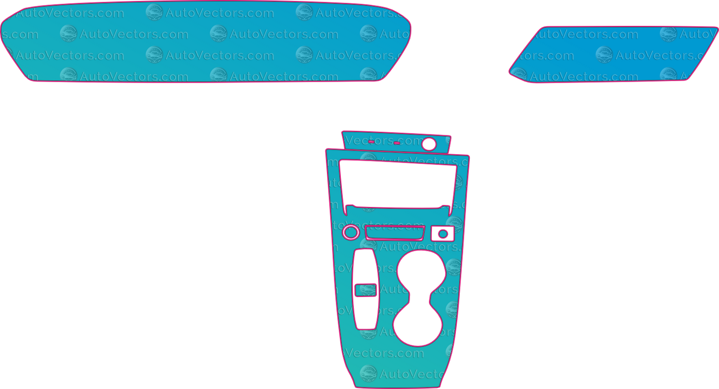 Audi S5 B10 Avant (From 2025) Wagon Interior Pre-Cut PPF Pattern Templates – interior pre-cut PPF pattern templates, digital download vector files (CDR, AI, PDF, DXF, SVG)
