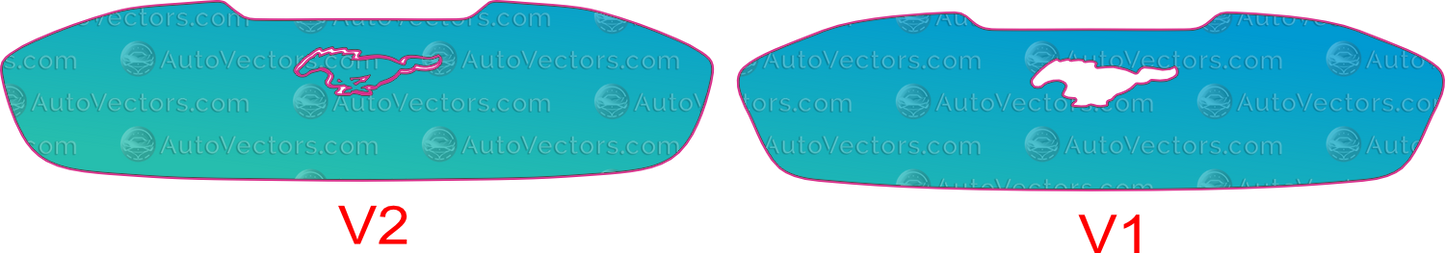 Ford Mustang Mach-E CX727 GT Custom Grill (From 2021) SUV – pre-cut PPF pattern templates, instant digital download vector cut files (CDR, AI, PDF, SVG)