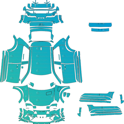Alpine A290 AmpR Small GTS (From 2025) Hatchback Pre-Cut PPF Pattern Templates