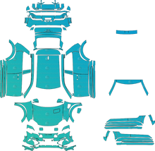Alpine A290 AmpR Small GT (From 2025) Hatchback Pre-Cut PPF Pattern Templates