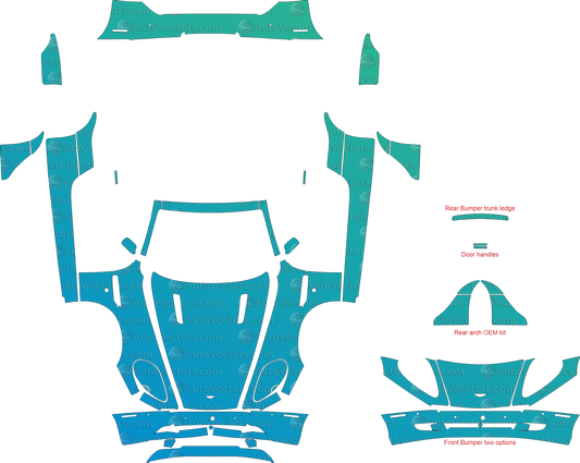 Aston Martin DB9 VH (2004–2012) Coupe Full Kit – Pre-cut Vector Pattern Digital Download