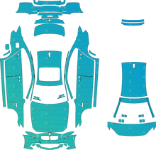 BMW 5 Series F10 M Sport Facelift (From 2014) Sedan Pre-Cut PPF Pattern Templates