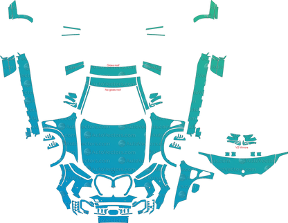 BMW X5 M Sport / M60 G05 LCI (From 2023) SUV Full Kit – Pre-cut Vector Pattern Digital Download