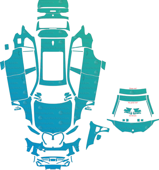 BMW X5 xLine / Base G05 LCI (From 2023) SUV Full Kit – Pre-cut Vector Pattern Digital Download
