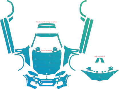 BMW X6 M Sport F16 (From 2015) SUV Full Kit – Pre-cut Vector Pattern Digital Download