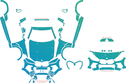 BMW X6 M Sport / M50i G06 (From 2020) SUV Full Kit – Pre-cut Vector Pattern Digital Download