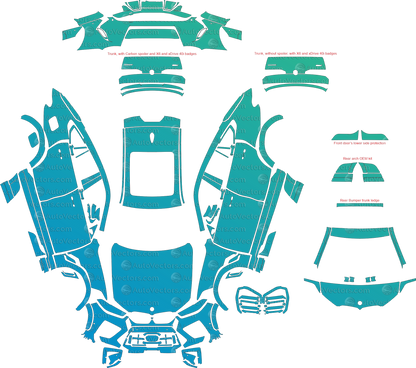 BMW X6 M / M Competition G06 LCI (From 2024) SUV Full Kit – Pre-cut Vector Pattern Digital Download