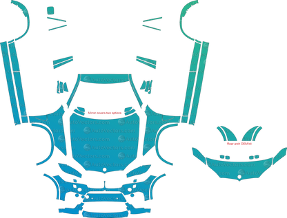 BMW X5 M F85 (2015–2018) SUV – Pre-cut Patterns
