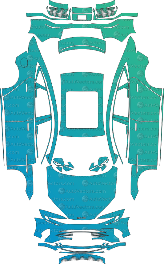 BYD Seal DM-i Sedan pre-cut PPF pattern templates for paint protection film