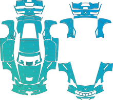 Chevrolet Corvette C7 Stingray (2014–2019) Coupe Pre-Cut PPF Pattern Templates