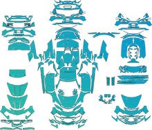 Chevrolet Corvette C8 E-Ray (From 2024) Convertible Pre-Cut PPF Pattern Templates