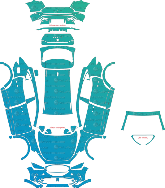 Cupra Formentor Base SUV (From 2020) pre-cut vector pattern digital download file