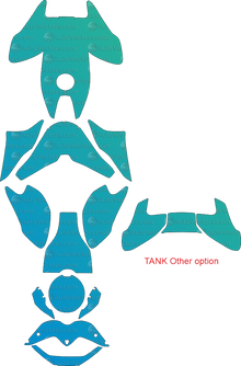 Ducati Monster 1200S (2018–2022) Moto Pre-Cut PPF Pattern Templates