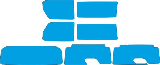 Jeep Wrangler JL 2-Door 2018 window tint pre-cut vector template digital download for accurate plotter cutting