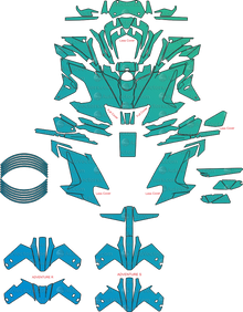 KTM 1290 SUPER ADVENTURE S & R (2021-2025) Moto Pre-Cut PPF / Graphic Pattern Templates