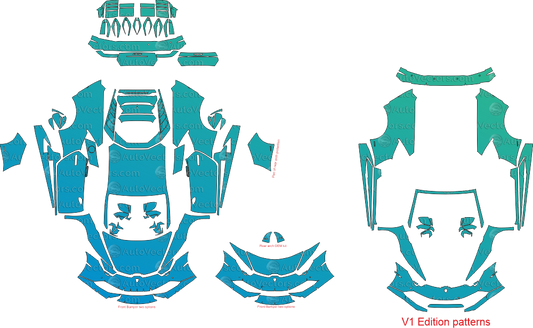Huracan LP610-4 download pre-cut vector pattern templates