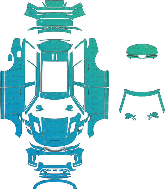 Land Rover Range Rover Sport SV ONE L461 (2024) pre-cut PPF template vector files for vinyl wrap & precision plotter cutting