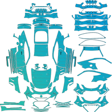 Mercedes-AMG GT 63 C192 (From 2024) Coupe Pre-Cut PPF Pattern Templates
