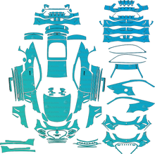 Mercedes-AMG GT 63 PRO 4MATIC+ C192 (From 2025) Coupe Pre-Cut PPF Pattern Templates