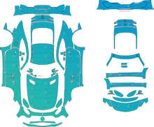 Mercedes-Benz AMG GT C Edition 50 C190 (From 2017) Coupe Pre-Cut PPF Pattern Templates