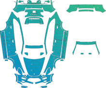 Porsche Cayenne 958 Turbo Pre-Facelift (2010–2014) SUV Pre-Cut PPF Pattern Templates