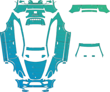 Porsche Cayenne 958 GTS Pre-Facelift (2011–2014) SUV Pre-Cut PPF Pattern Templates