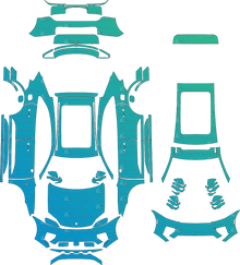 Porsche Macan Electric Base XAB (From 2024) SUV Pre-Cut PPF Pattern Templates