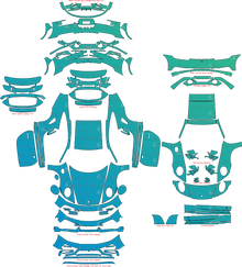 Porsche 911 (992) Turbo, Turbo S Sport Design (From 2020) Coupe Pre-Cut PPF Pattern Templates
