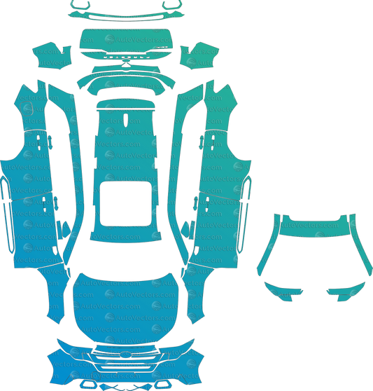 Subaru Forester Limited (From 2025) SUV Full Kit – Pre-cut Vector Pattern Digital Download