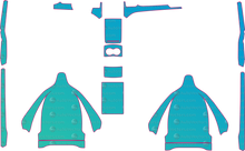 Tesla Model X base (2016-2021) SUV Interior Pre-Cut PPF Pattern Templates