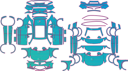 Acura MDX Advance (From 2026) SUV Pre-Cut PPF Pattern Templates