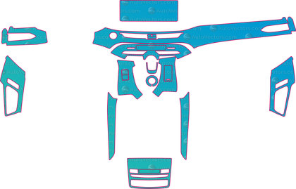 Acura MDX base (From 2025) SUV Interior Pre-Cut PPF Pattern Templates