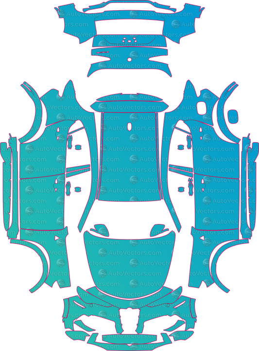 Alfa Romeo Stelvio 949 Racing Edition (From 2020) SUV – pre-cut PPF pattern templates, instant digital download vector cut files (CDR, AI, PDF, SVG)