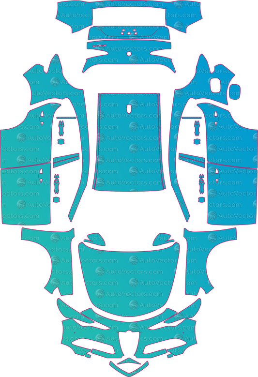 Alfa Romeo Stelvio 949 Speciale Base Milano (From 2017) SUV – pre-cut PPF pattern templates, instant digital download vector cut files (CDR, AI, PDF, SVG)