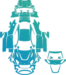 Aston Martin DBS 770 Ultimate (From 2023) Coupe Pre-Cut PPF Pattern Templates