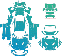 Aston Martin DBS Superleggera / Base (From 2019) Coupe Pre-Cut PPF Pattern Templates