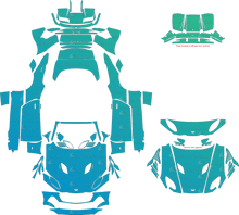 Aston Martin DBS Volante Superleggera (From 2019) Convertible Pre-Cut PPF Pattern Templates