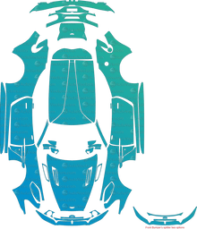 Aston Martin Vanquish Zagato Shooting Brake (From 2018) Coupe Pre-Cut PPF Pattern Templates