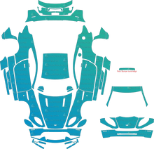 Aston Martin Vantage V8 (2016–2017) Coupe Pre-Cut PPF Pattern Templates