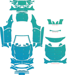 Aston Martin Vantage V8 Roadster (From 2021) Convertible Pre-Cut PPF Pattern Templates