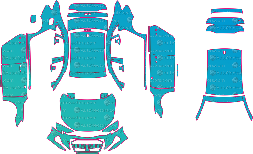Audi A3 Pre-Cut PPF Pattern Templates - Download – AutoVectors