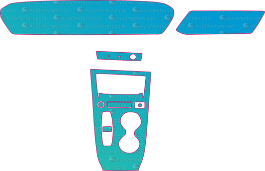 Audi A5 B10 Saloon S Line (From 2025) Interior Pre-Cut PPF Pattern Templates – interior pre-cut PPF pattern templates, digital download vector files (CDR, AI, PDF, DXF, SVG)